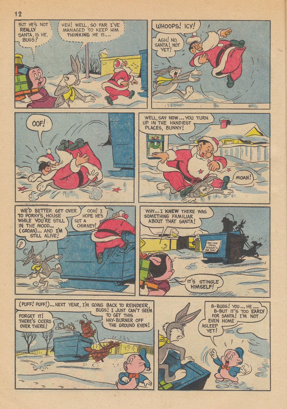 Read online Bugs Bunny's Christmas Funnies comic -  Issue # TPB 6 - 14