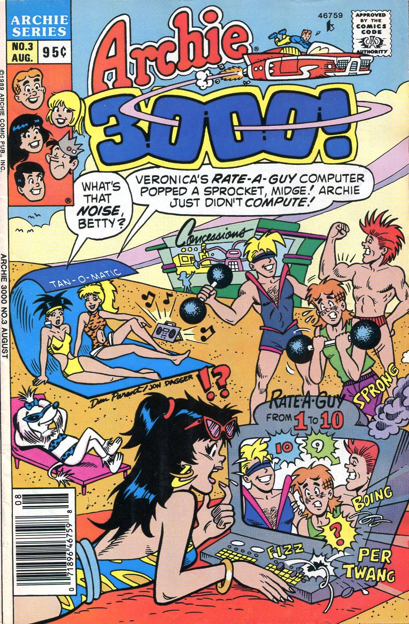 Read online Archie 3000! (1989) comic -  Issue #3 - 1