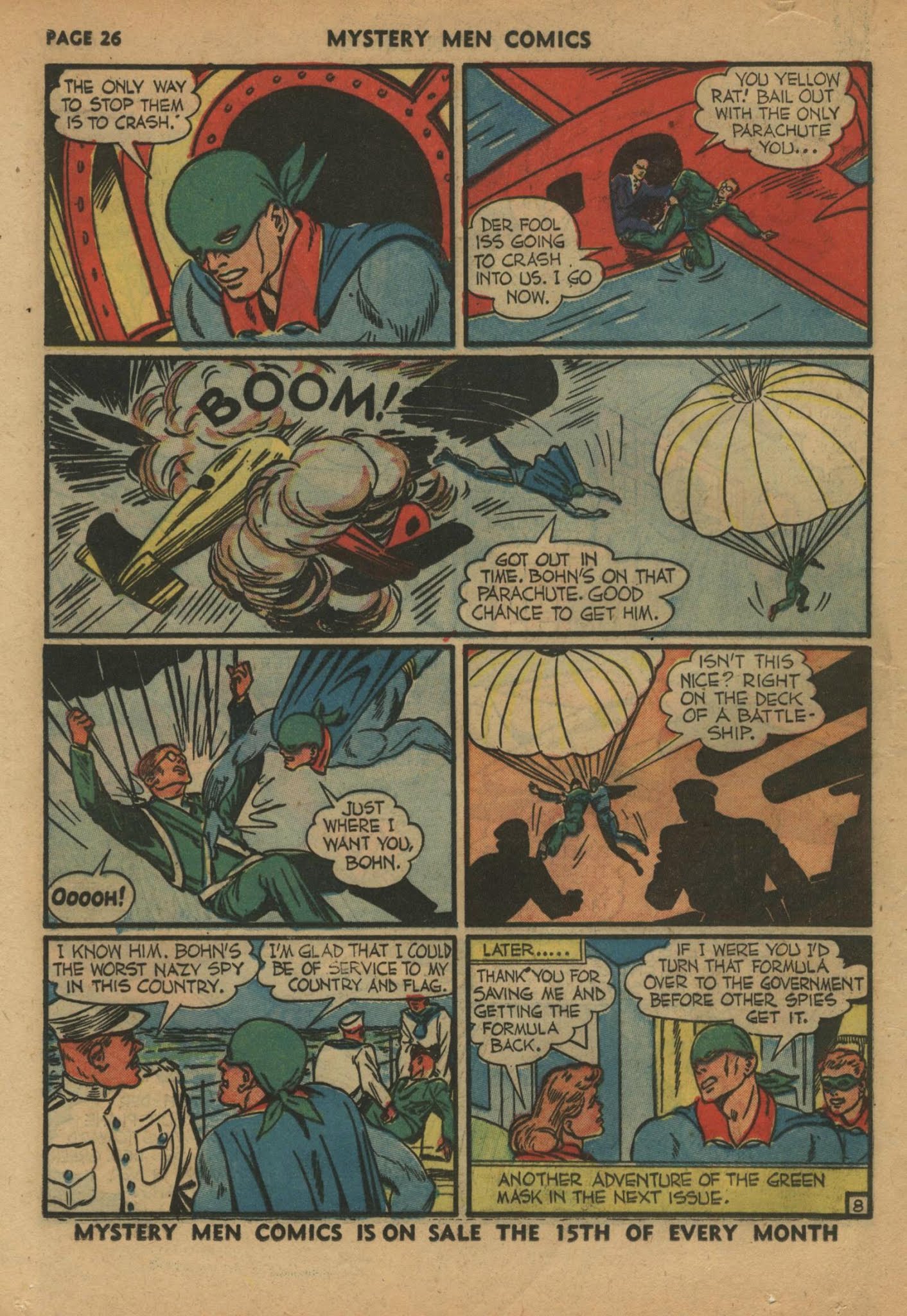 Read online Mystery Men Comics comic -  Issue #24 - 28