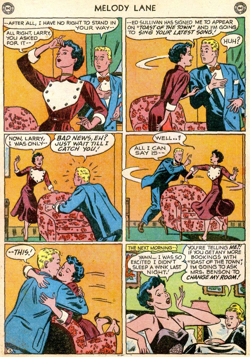 Read online Miss Melody Lane of Broadway comic -  Issue #3 - 5