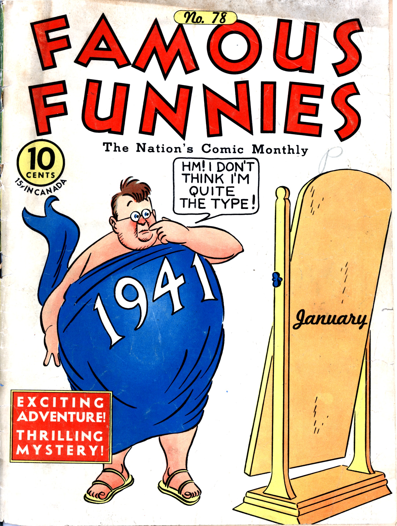 Read online Famous Funnies comic -  Issue #78 - 1