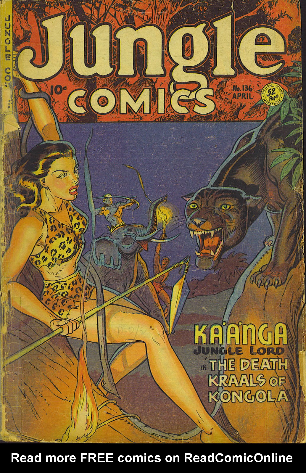 Read online Jungle Comics comic -  Issue #136 - 2