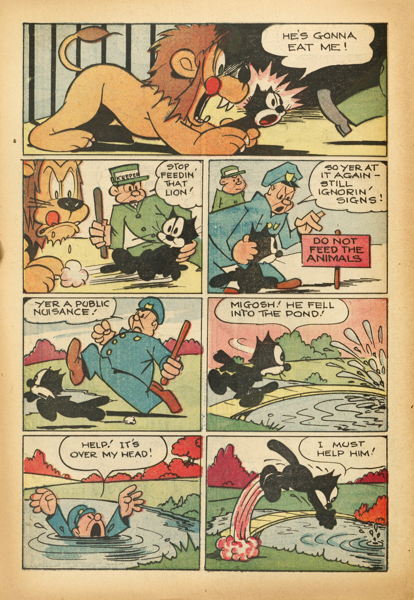Read online Felix the Cat (1951) comic -  Issue #53 - 14
