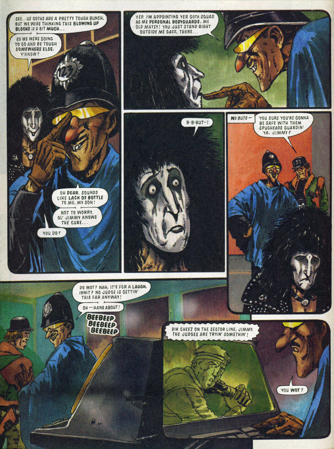 Read online Judge Dredd: The Megazine (vol. 2) comic -  Issue #10 - 11