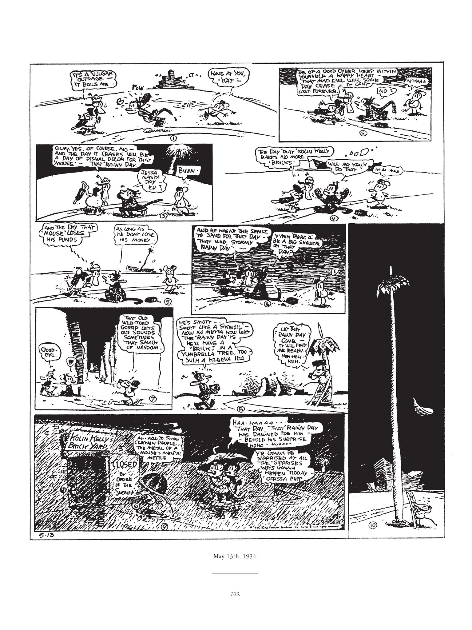 Read online Krazy & Ignatz comic -  Issue # TPB 8 - 102