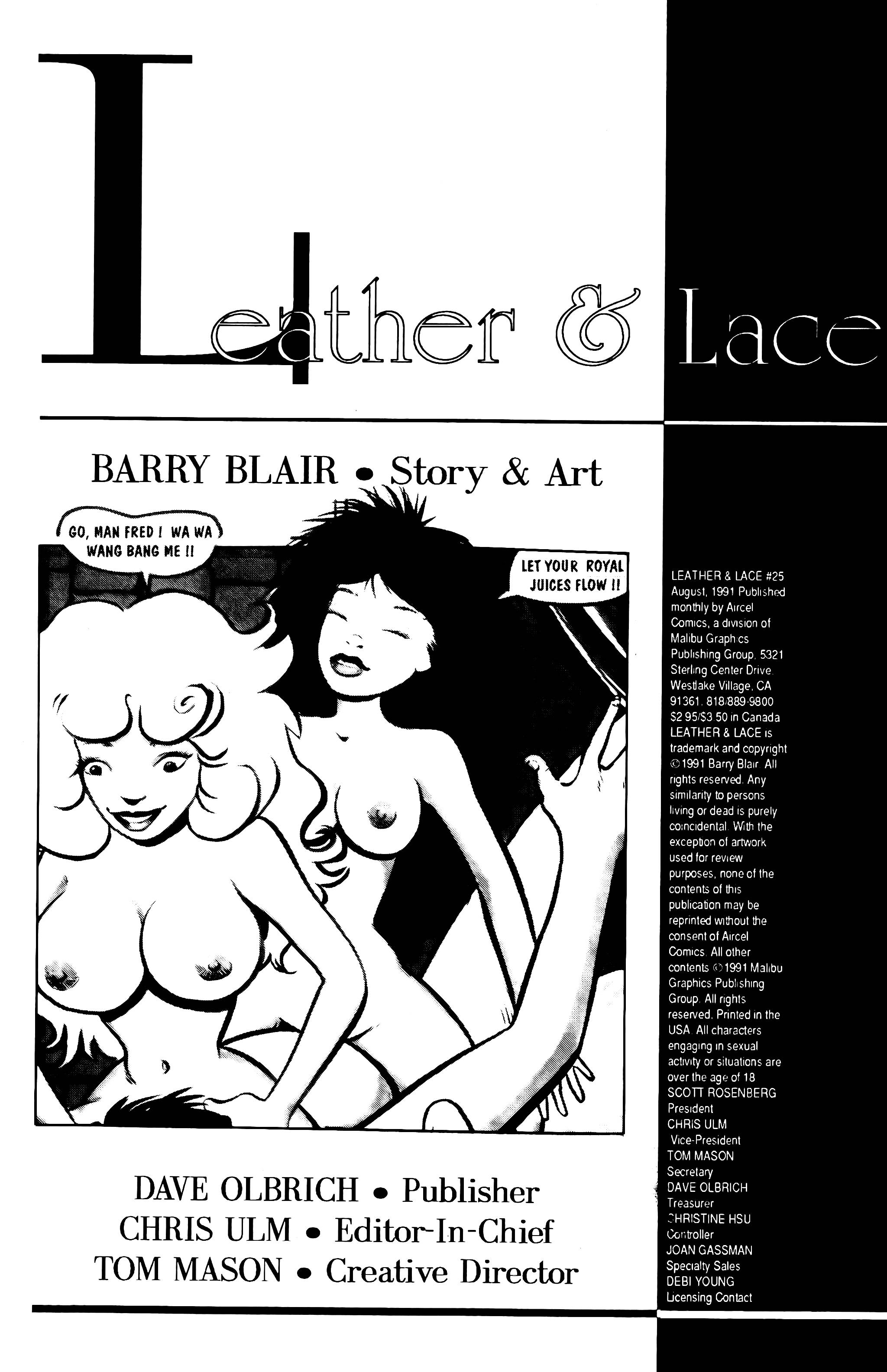 Read online Leather & Lace (1989) comic -  Issue #25 - 2