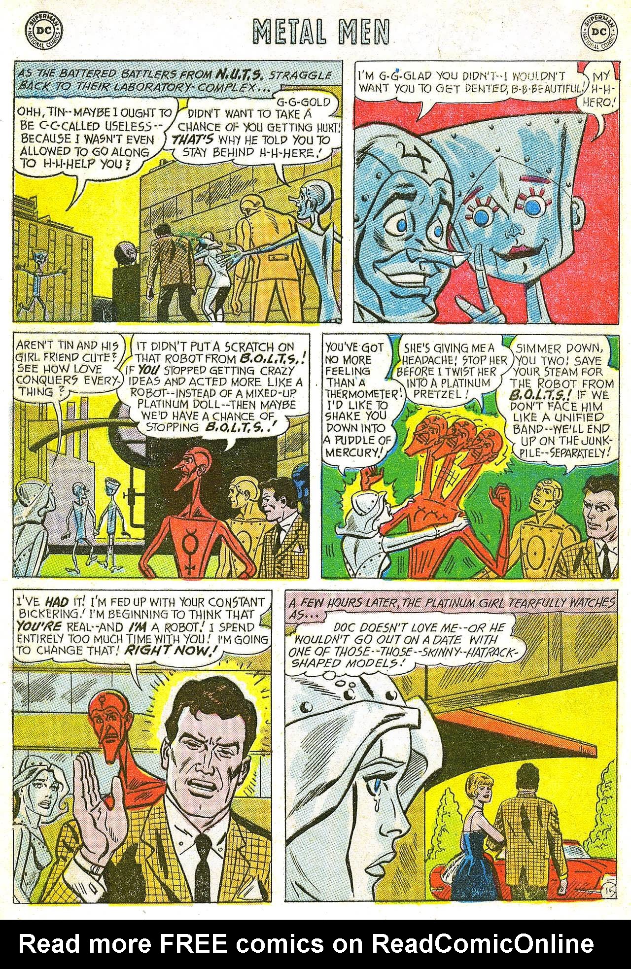 Read online Metal Men (1963) comic -  Issue #15 - 20