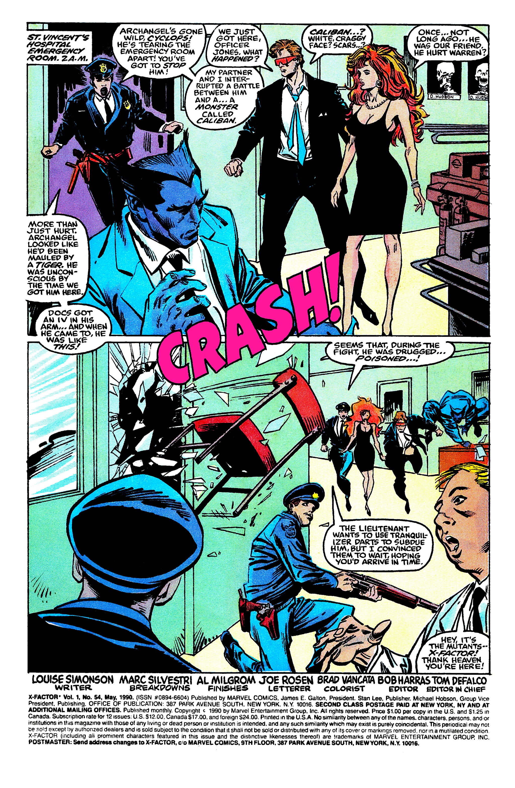 Read online X-Factor (1986) comic -  Issue #54 - 2