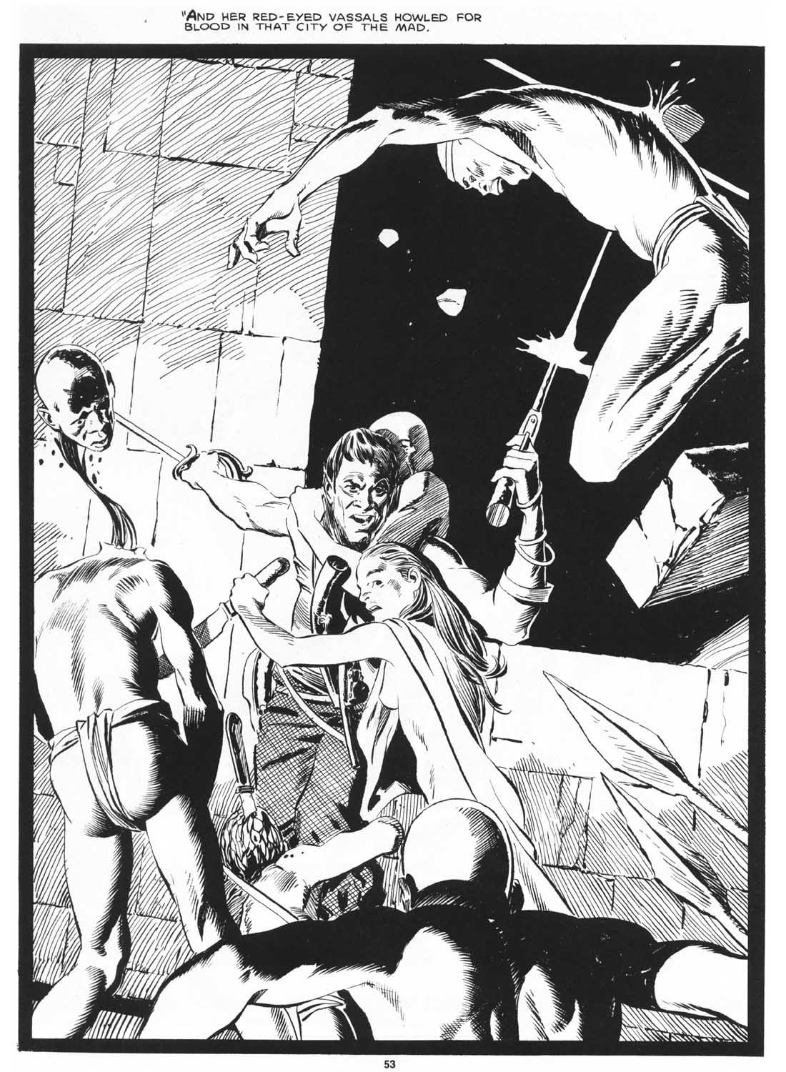 Read online The Savage Sword Of Conan comic -  Issue #162 - 55