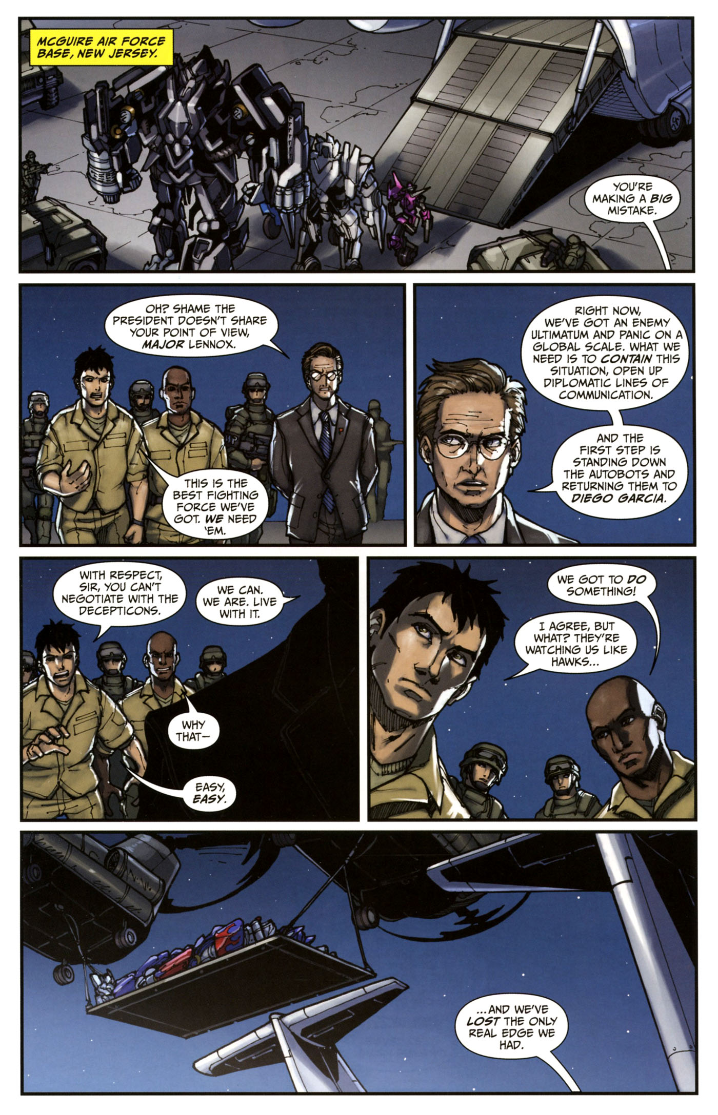 Read online Transformers: Revenge of the Fallen — Official Movie Adaptation comic -  Issue #3 - 12