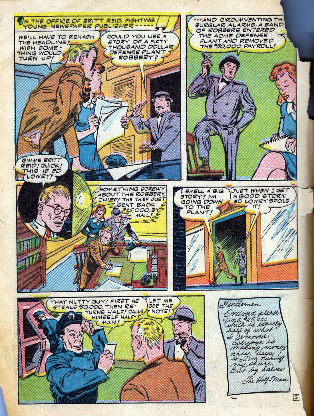 Green Hornet Comics issue 13 - Page 3