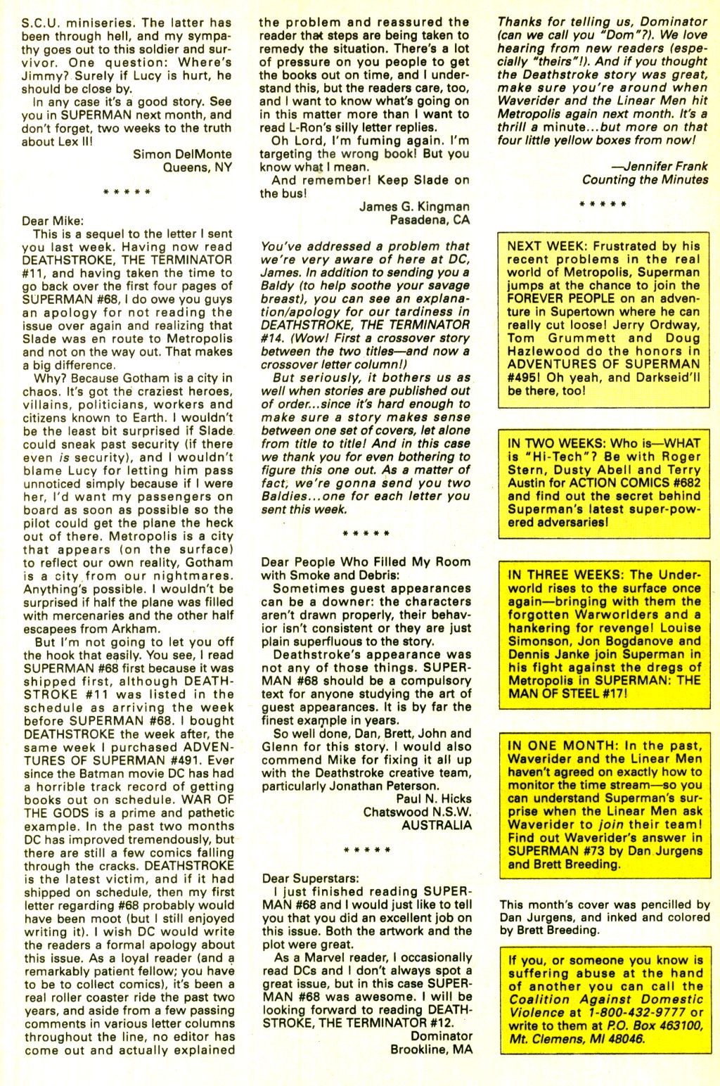 Read online Superman (1987) comic -  Issue #72 - 25