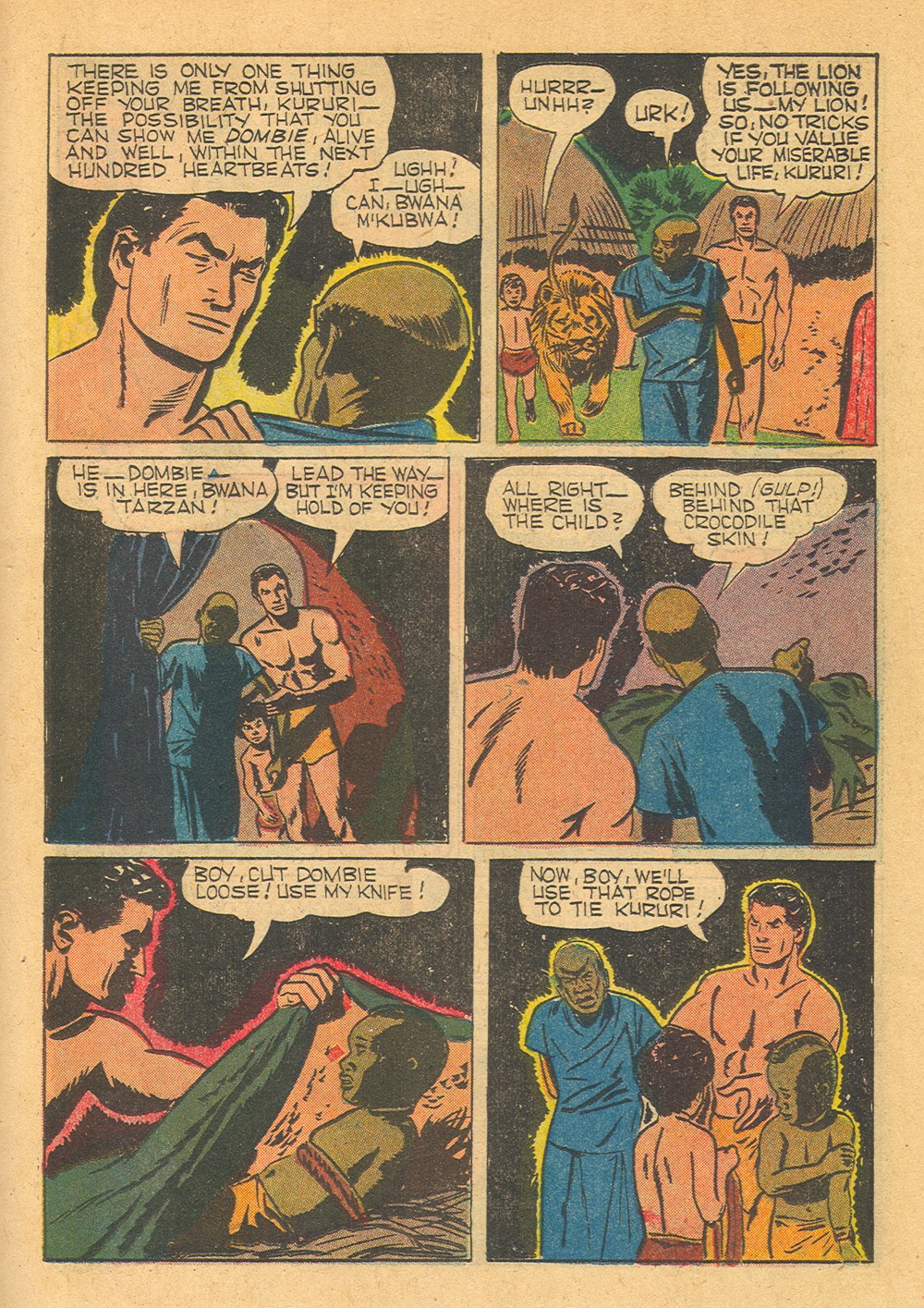 Read online Tarzan (1948) comic -  Issue #123 - 19