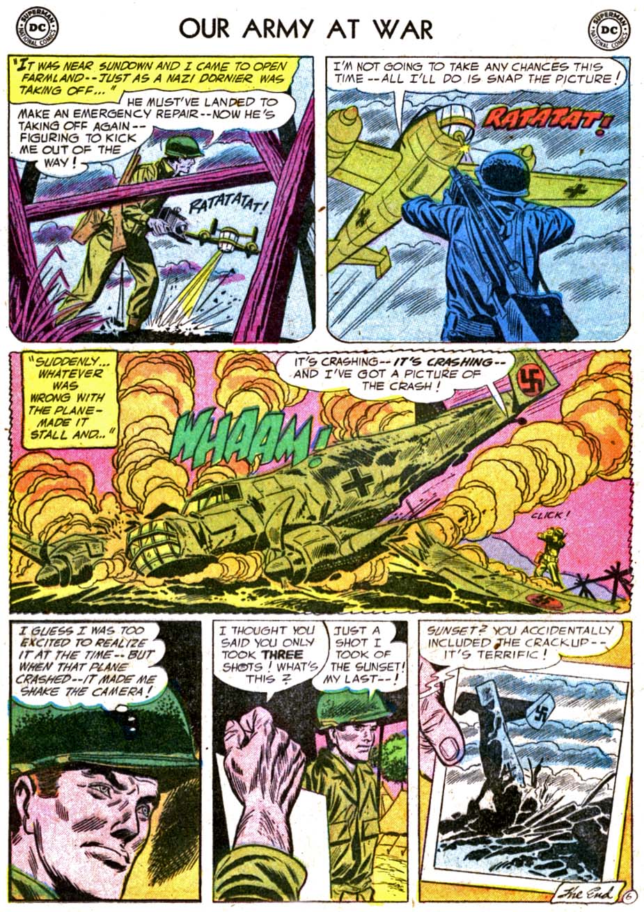 Read online Our Army at War (1952) comic -  Issue #49 - 24