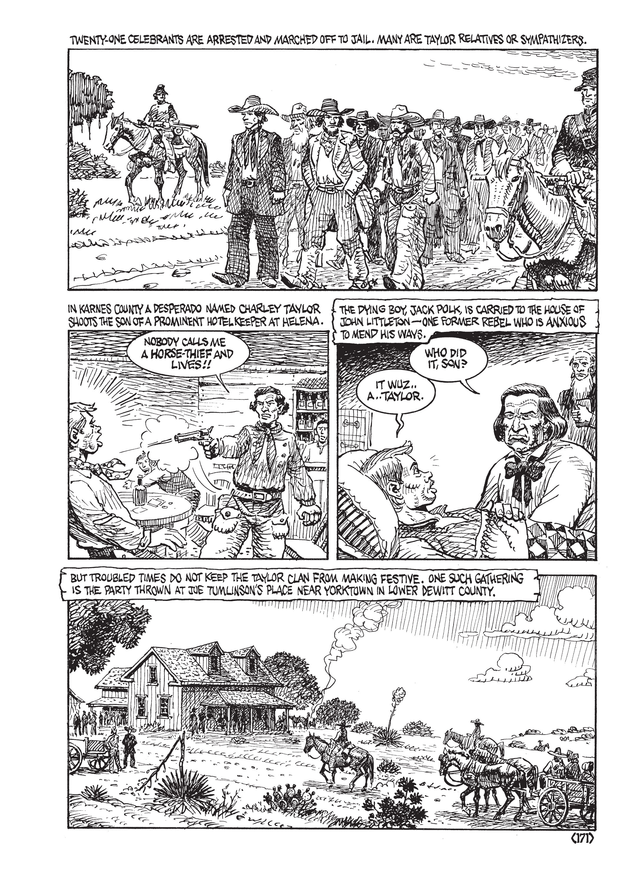Read online Jack Jackson's American History: Los Tejanos and Lost Cause comic -  Issue # TPB (Part 2) - 70