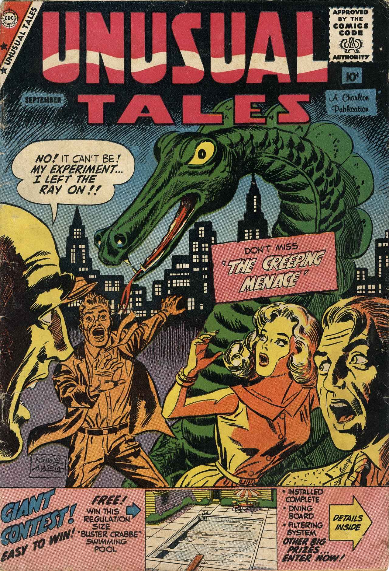 Read online Unusual Tales comic -  Issue #18 - 1