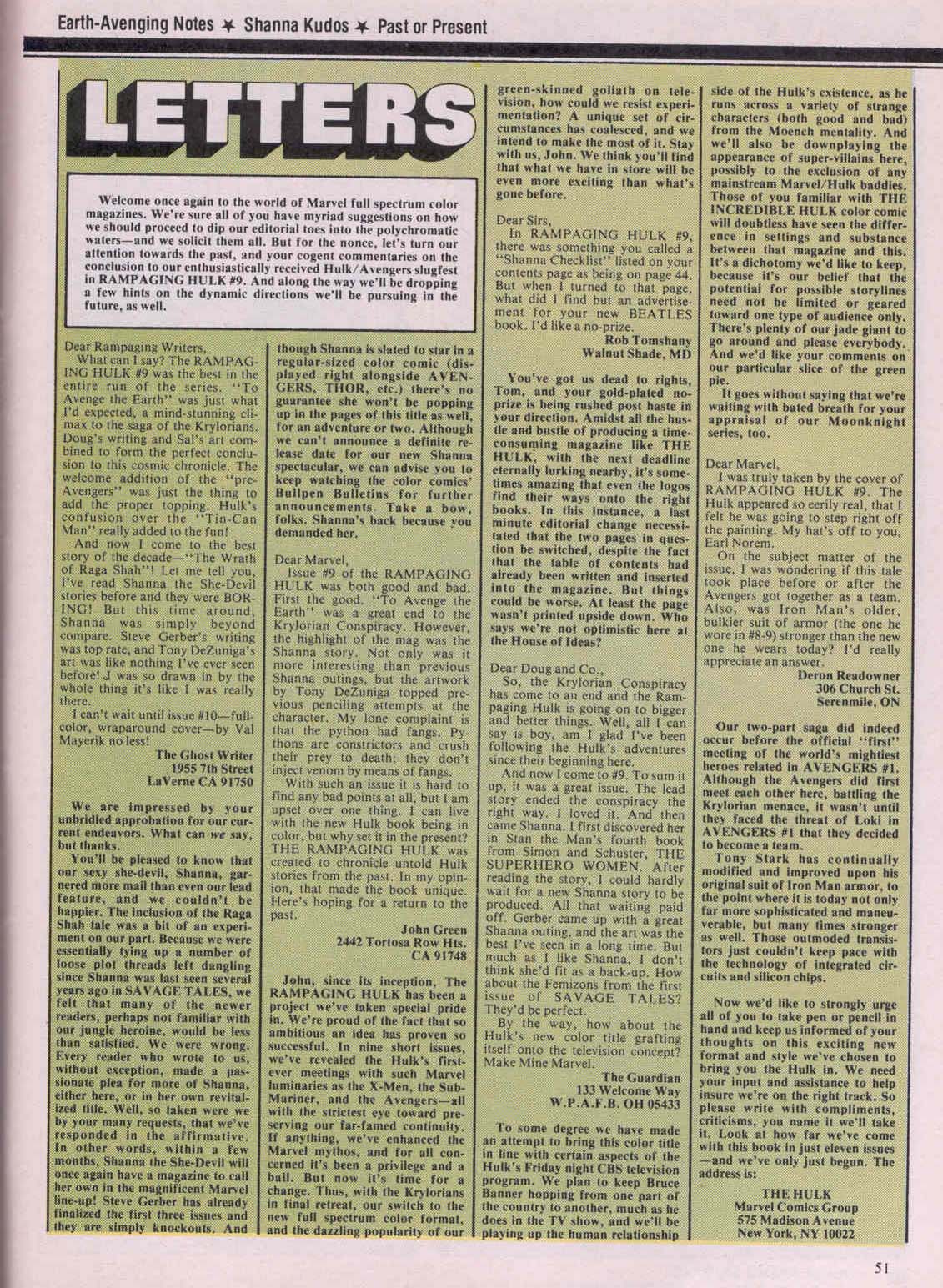 Read online Hulk (1978) comic -  Issue #11 - 52
