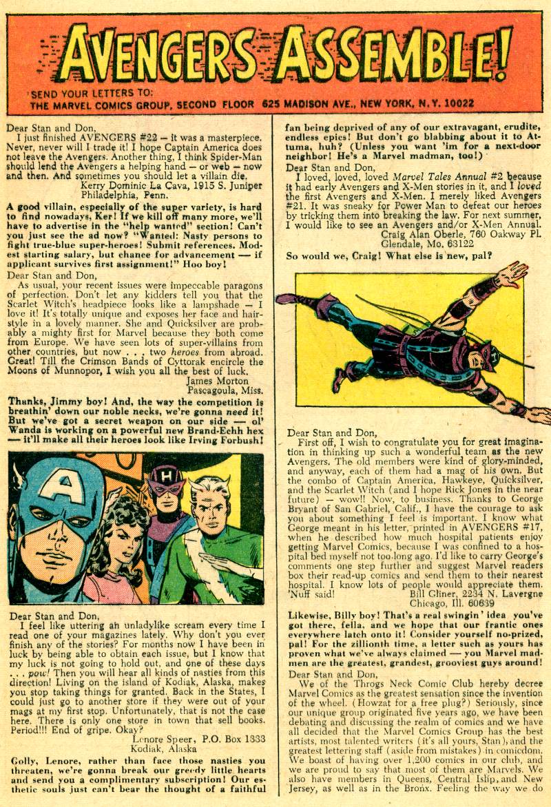 Read online The Avengers (1963) comic -  Issue #26 - 32