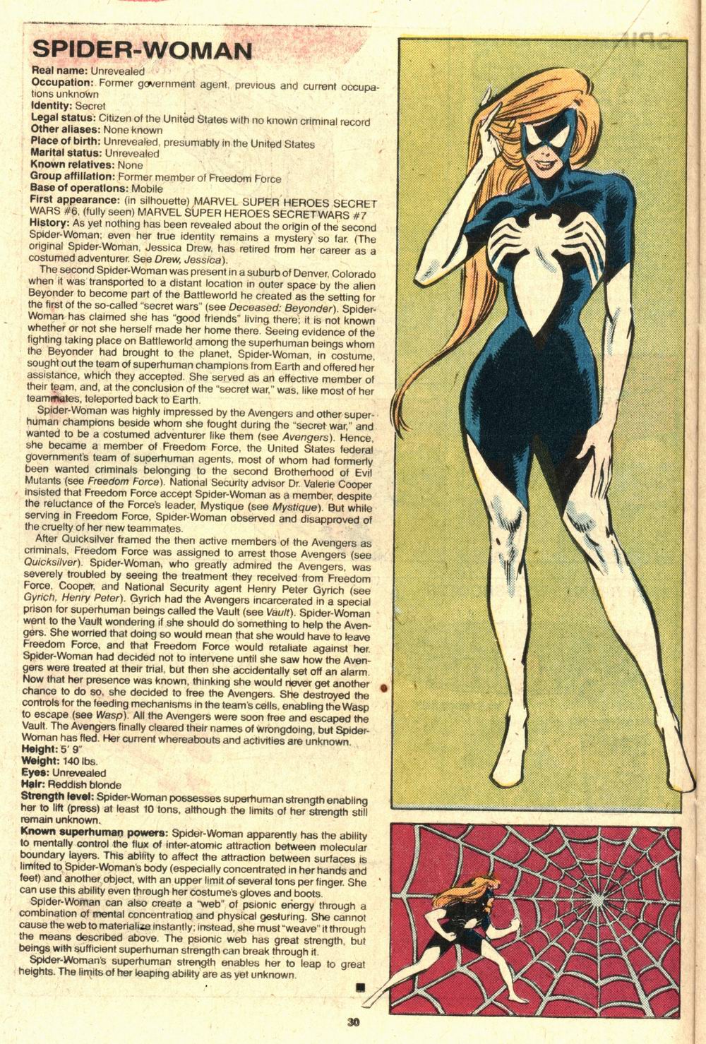 Read online The Official Handbook of the Marvel Universe Deluxe Edition comic -  Issue #12 - 32