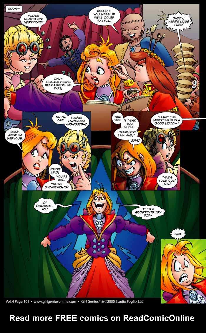Read online Girl Genius (2002) comic -  Issue #4 - 103