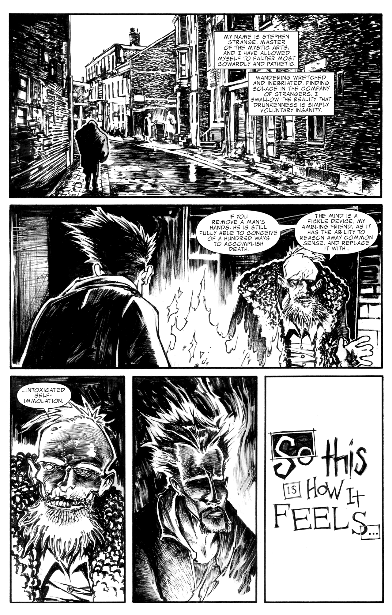 Read online The Mystic Hands of Dr. Strange (B&W) comic -  Issue # Full - 36