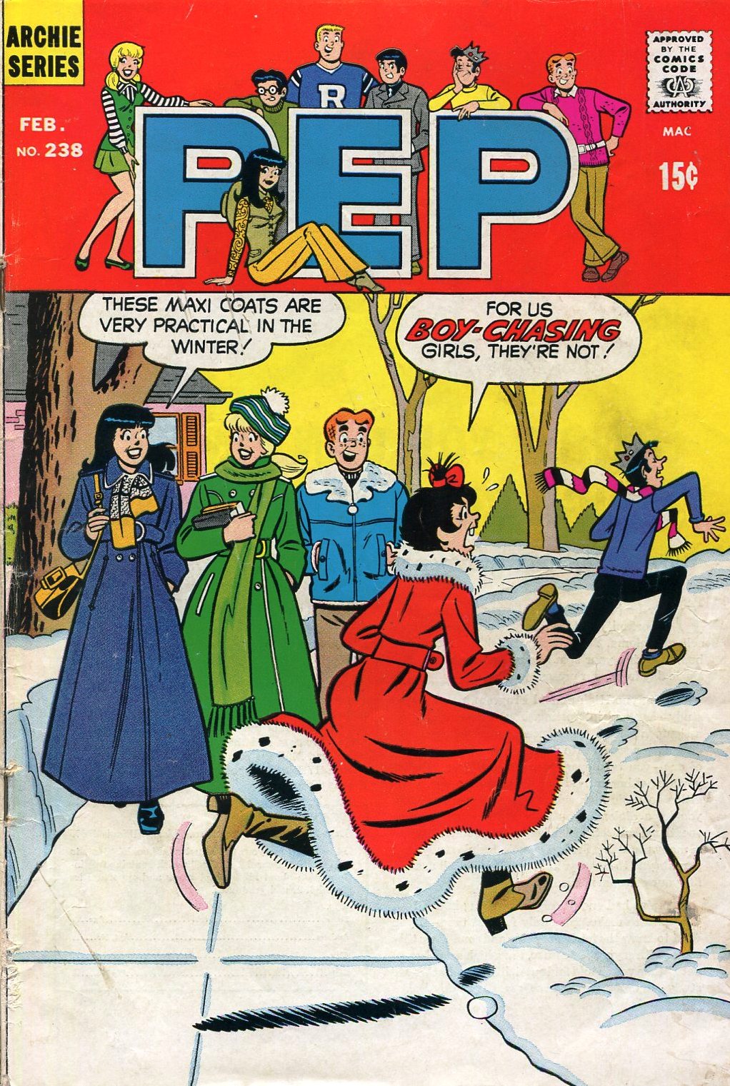 Read online Pep Comics comic -  Issue #238 - 1