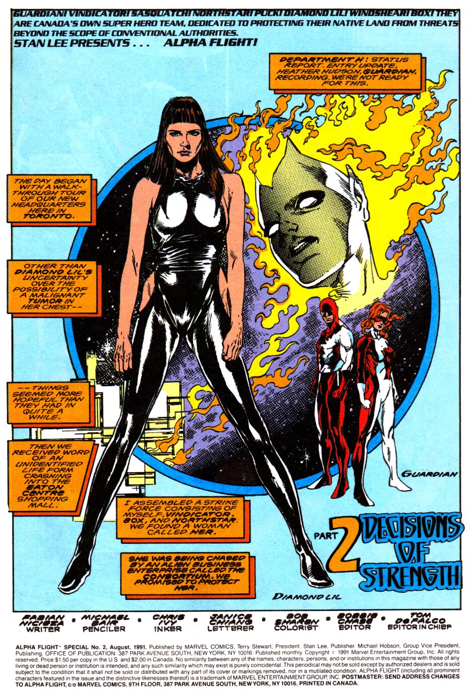Read online Alpha Flight Special comic -  Issue #2 - 2