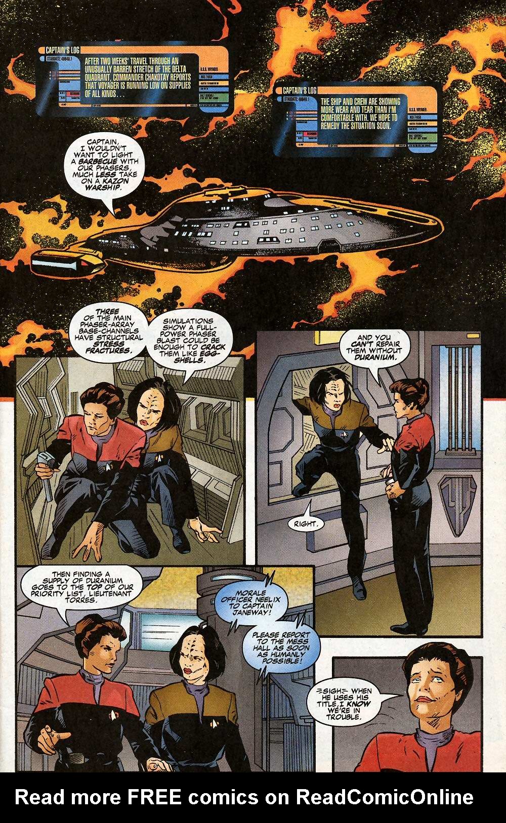 Read online Star Trek: Voyager comic -  Issue #4 - 2