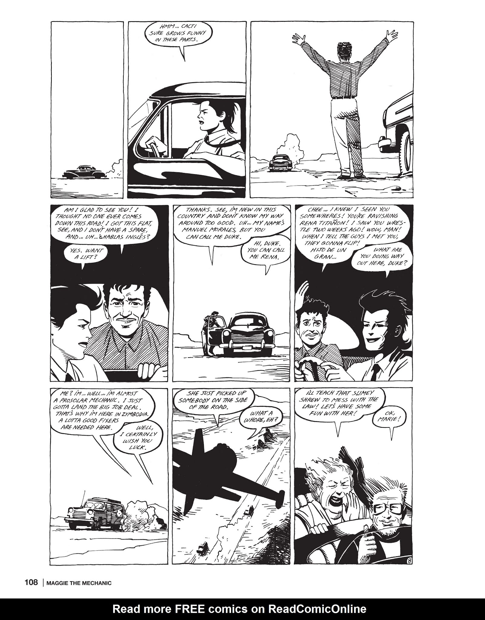 Read online Maggie the Mechanic: The Love & Rockets Library - Locas comic -  Issue # TPB (Part 2) - 9