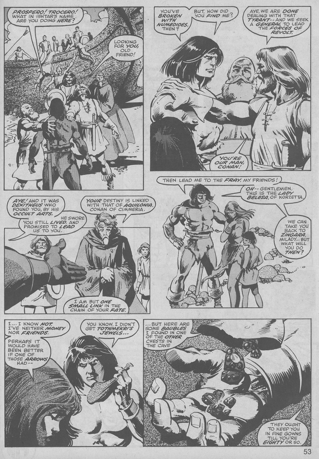 Read online The Savage Sword Of Conan comic -  Issue #48 - 53