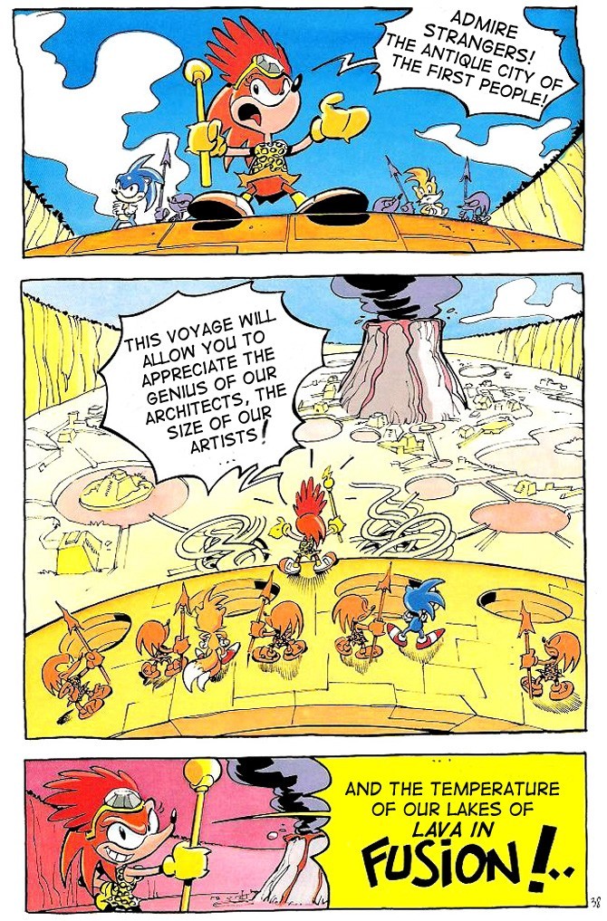 Read online Sonic Adventures: Dans Les Griffes De Robotnik comic -  Issue # Full - 41