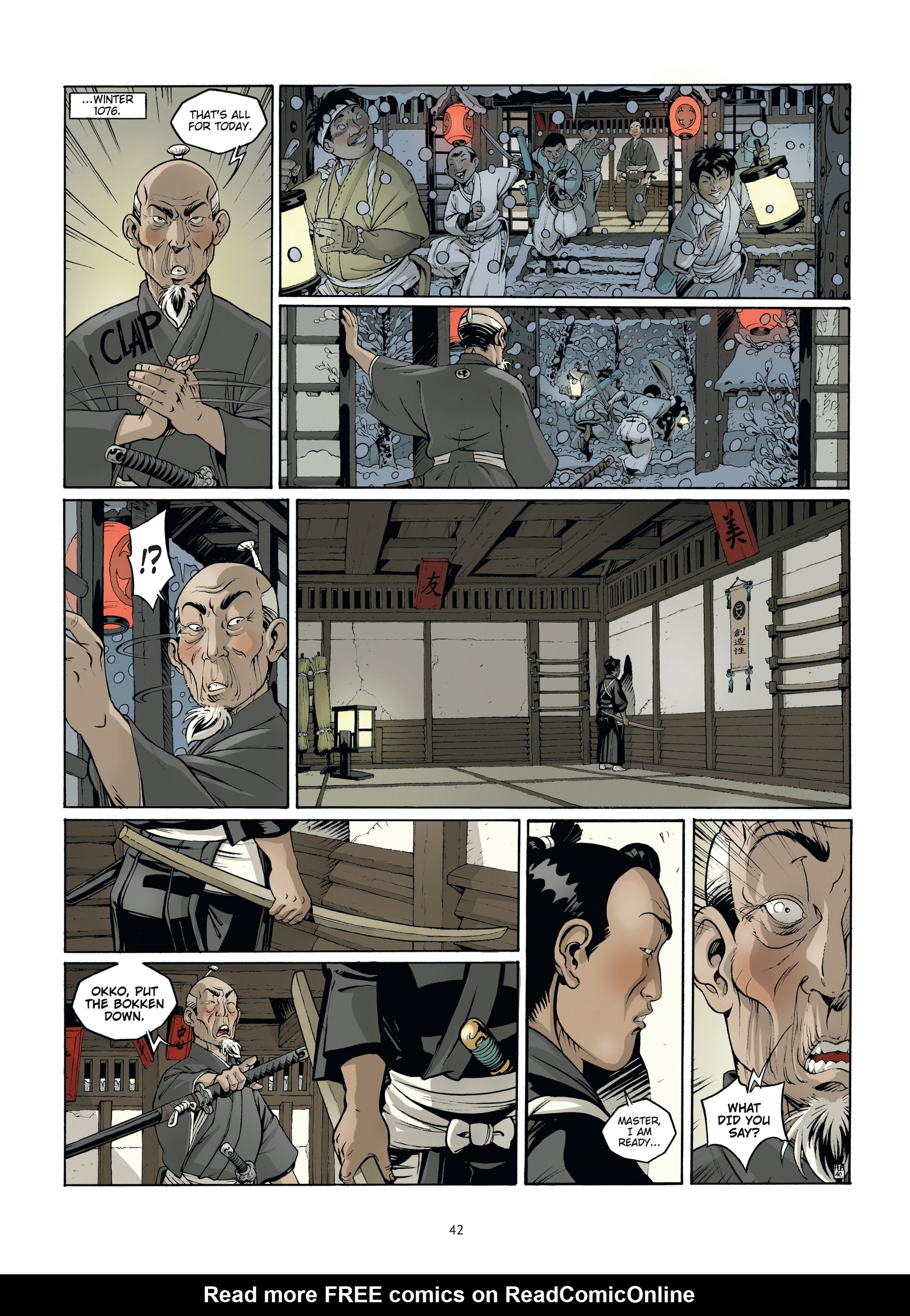 Read online Okko: The Cycle Of Emptiness comic -  Issue #1 - 42