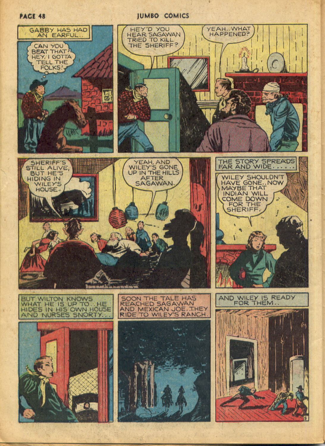 Read online Jumbo Comics comic -  Issue #24 - 50