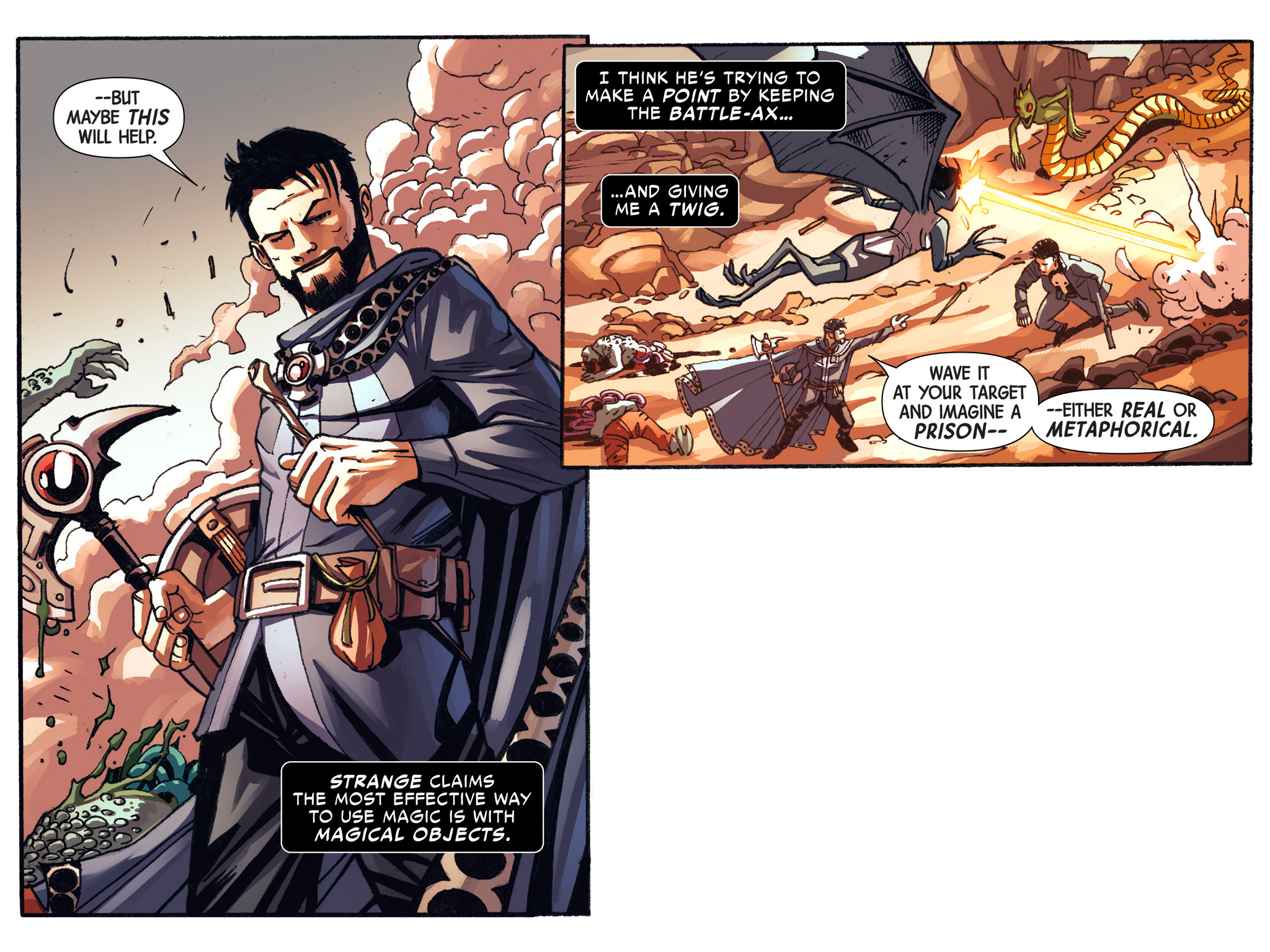 Read online Doctor Strange/Punisher: Magic Bullets Infinite Comic comic -  Issue #3 - 19