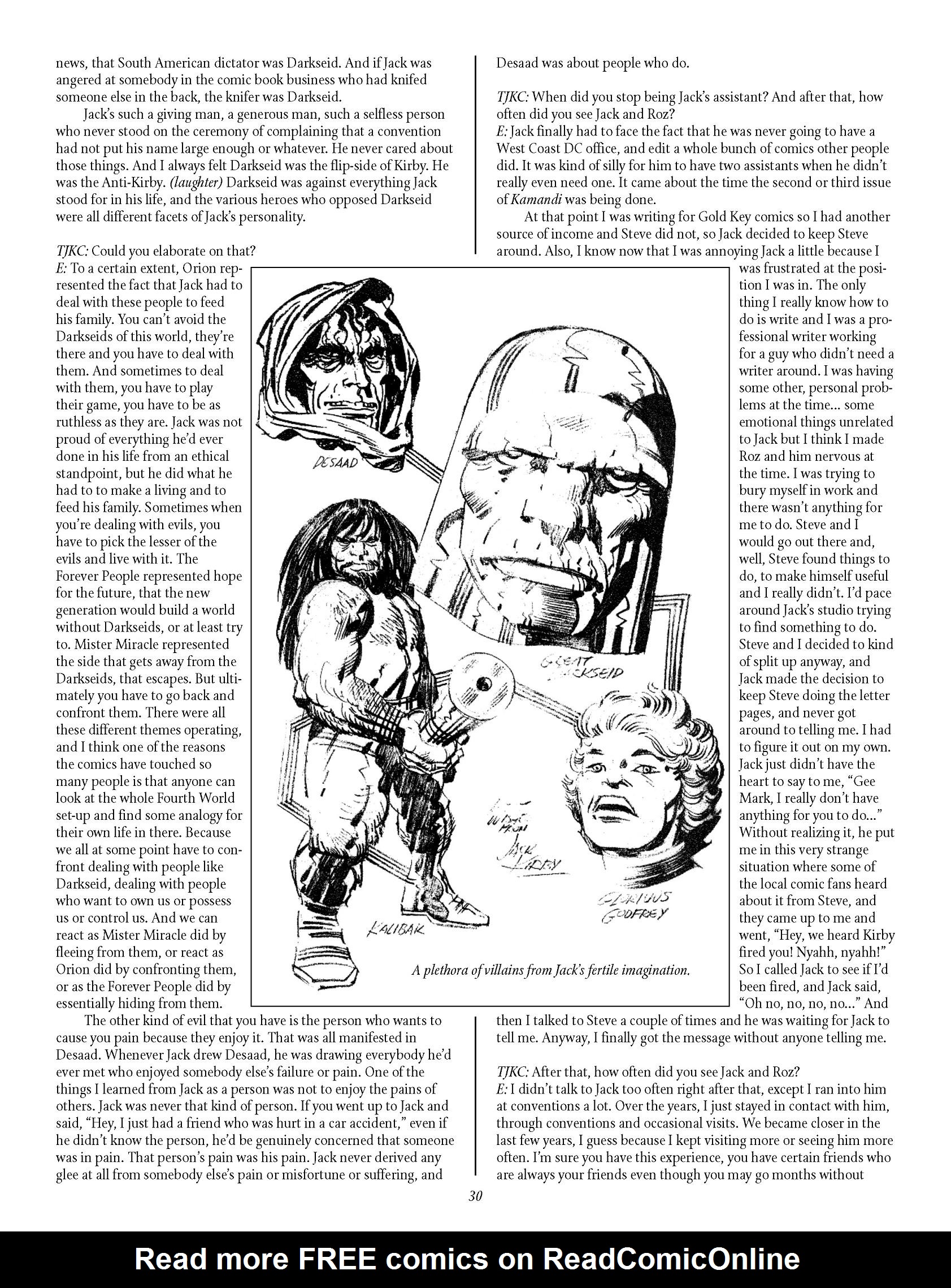 Read online The Jack Kirby Collector comic -  Issue #6 - 29