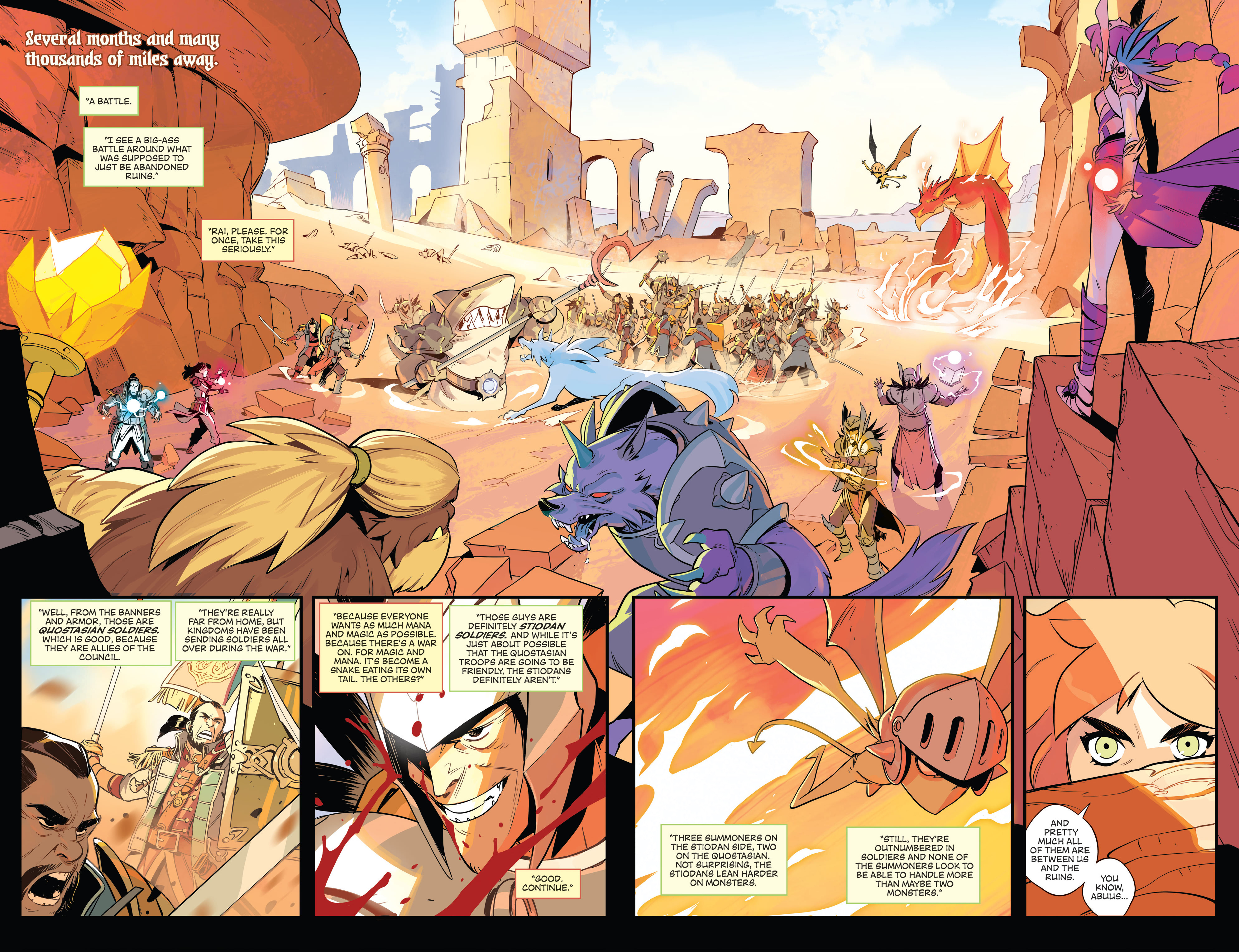 Read online Summoner's War: Legacy comic -  Issue #1 - 14