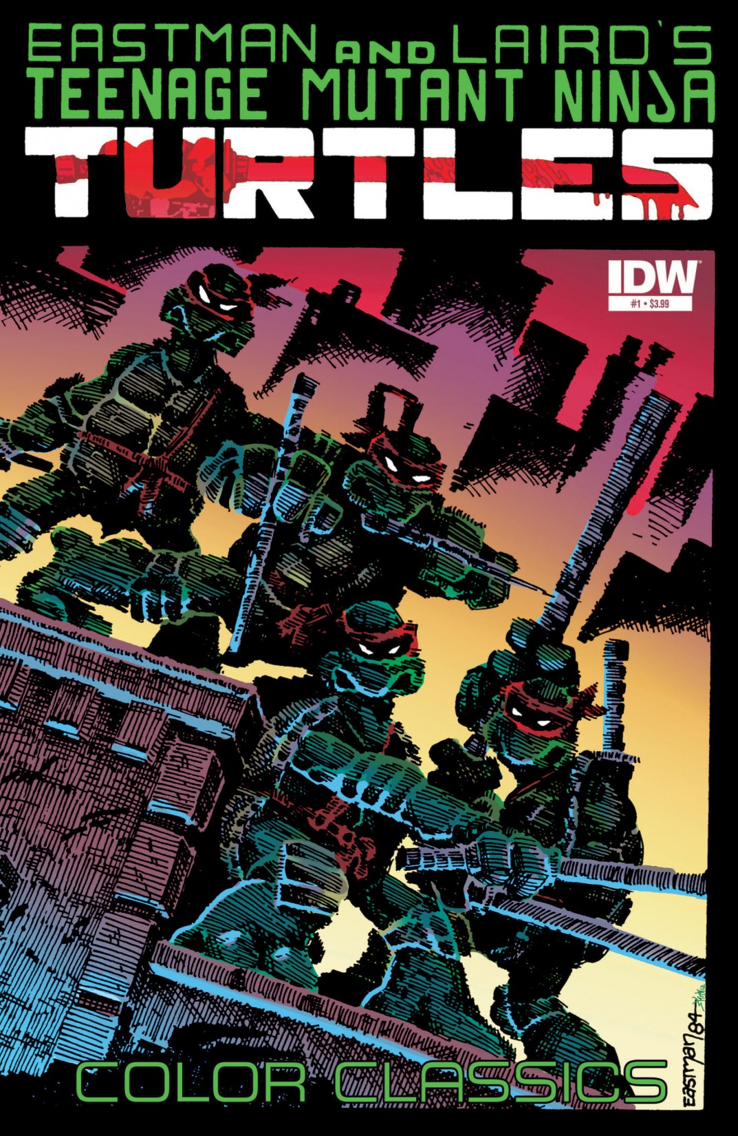 Read online Teenage Mutant Ninja Turtles Color Classics (2012) comic -  Issue #1 - 1