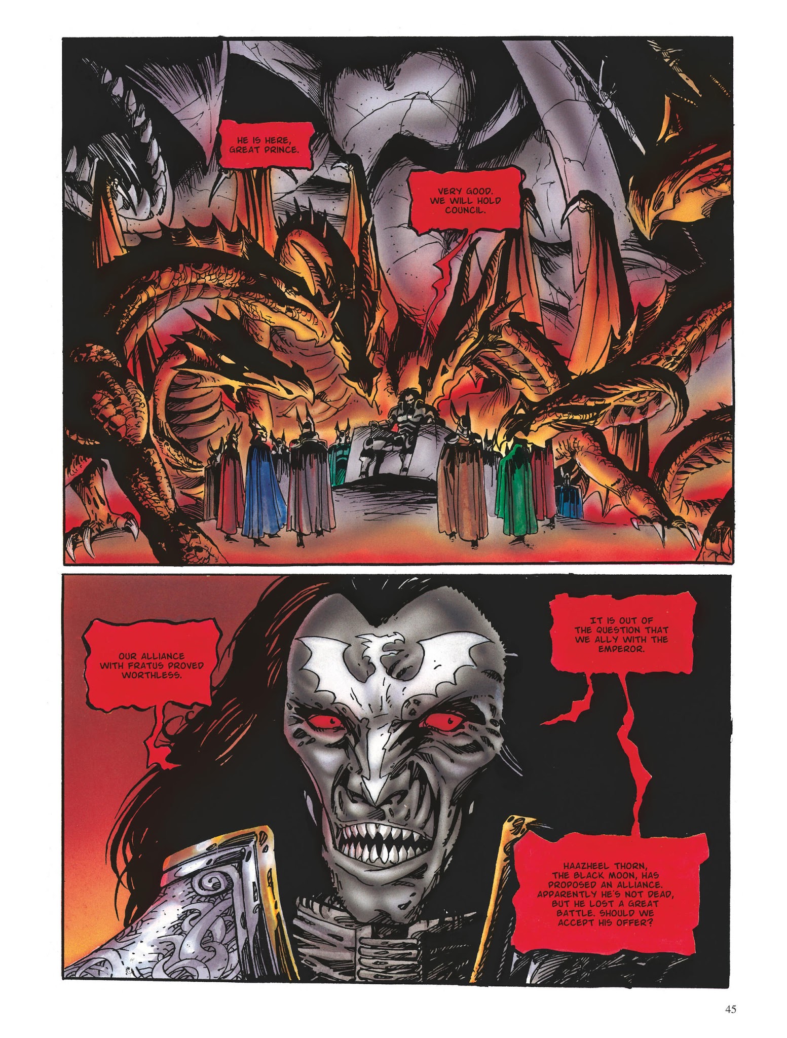 Read online The Black Moon Chronicles comic -  Issue #9 - 43