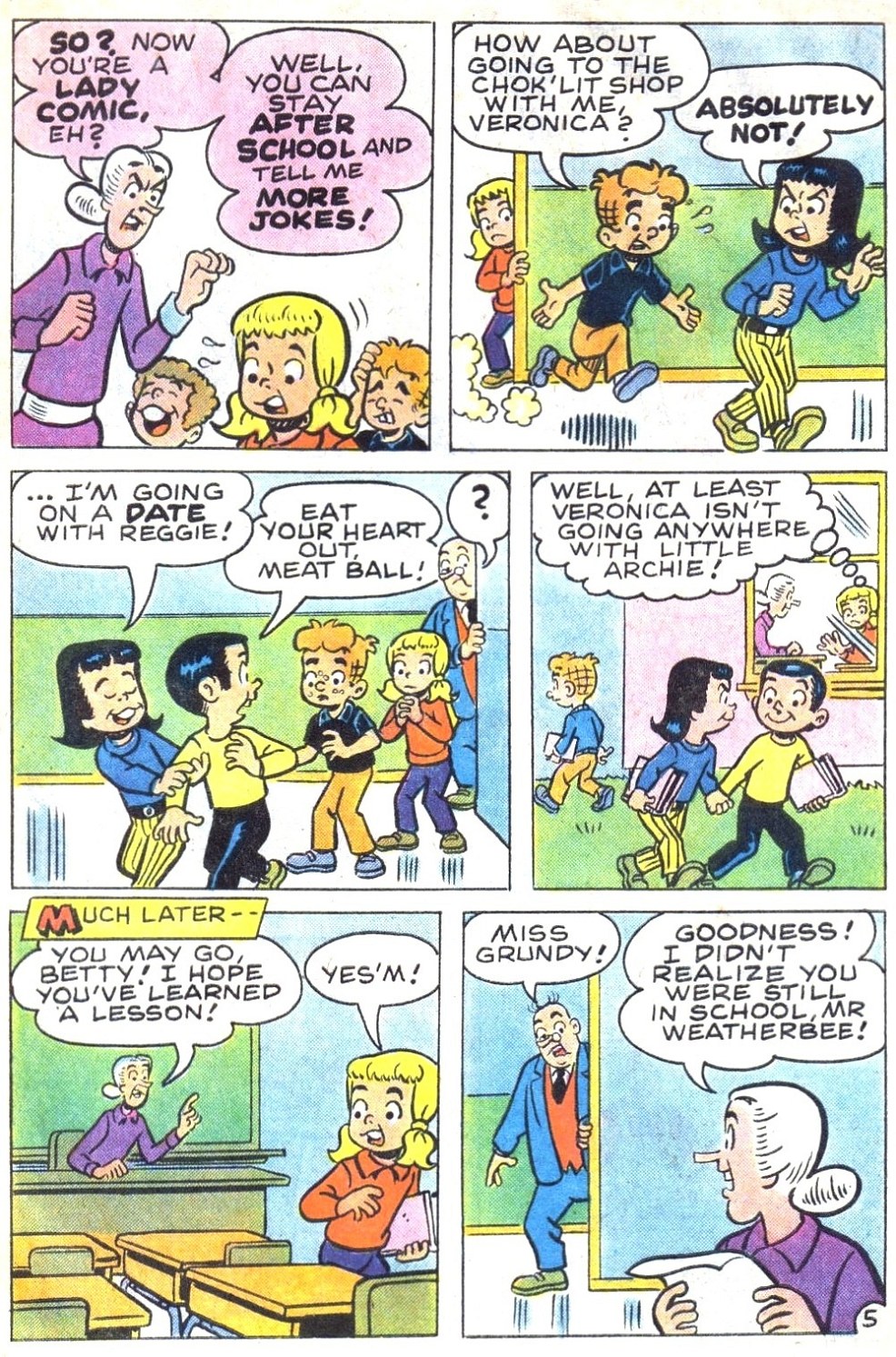 Read online Archie's TV Laugh-Out comic -  Issue #94 - 31