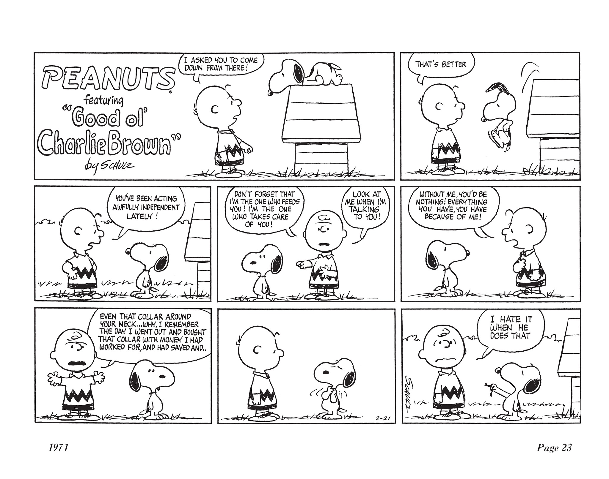 Read online The Complete Peanuts comic -  Issue # TPB 11 - 38