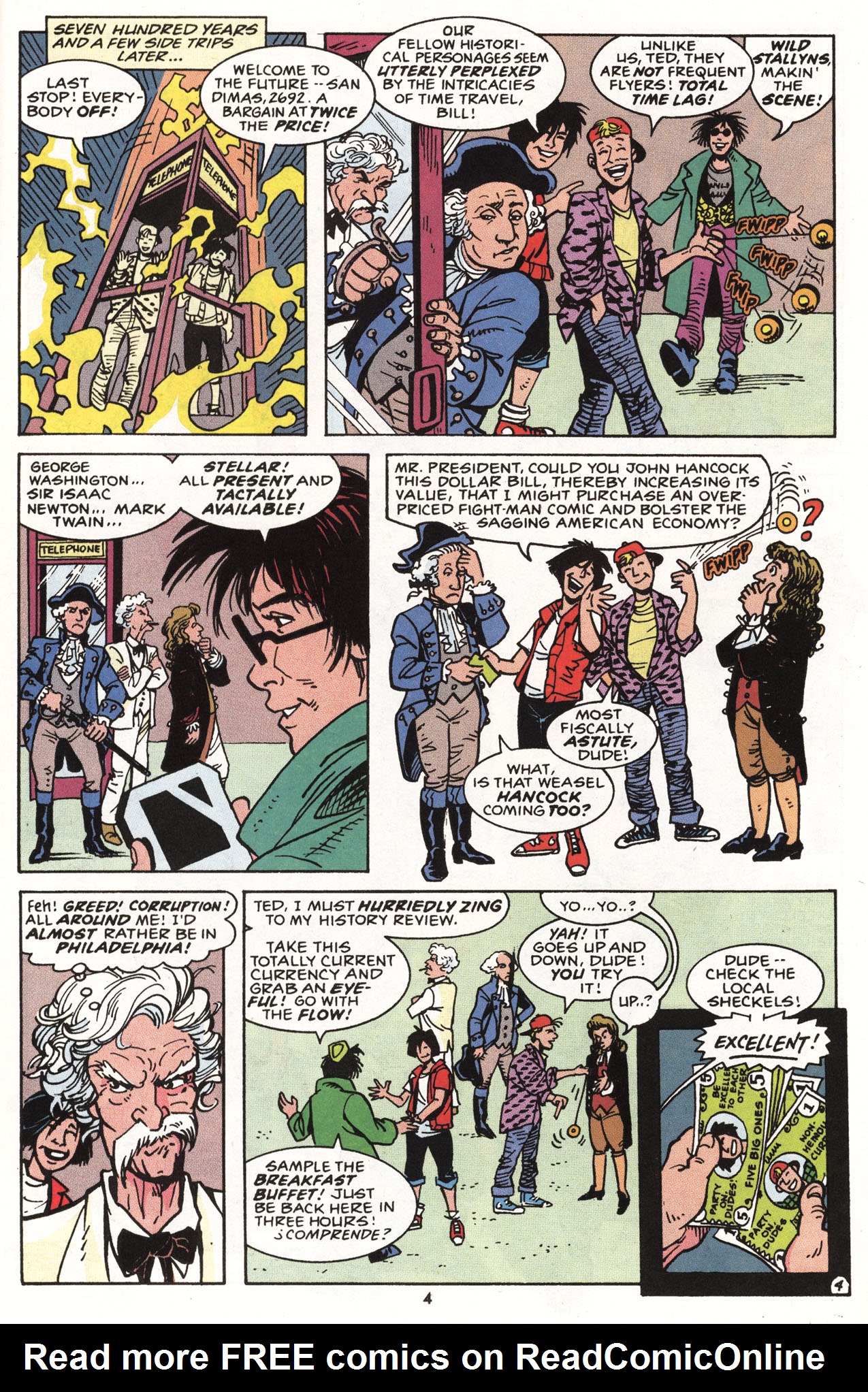 Read online Bill & Ted's Excellent Comic Book comic -  Issue #8 - 6
