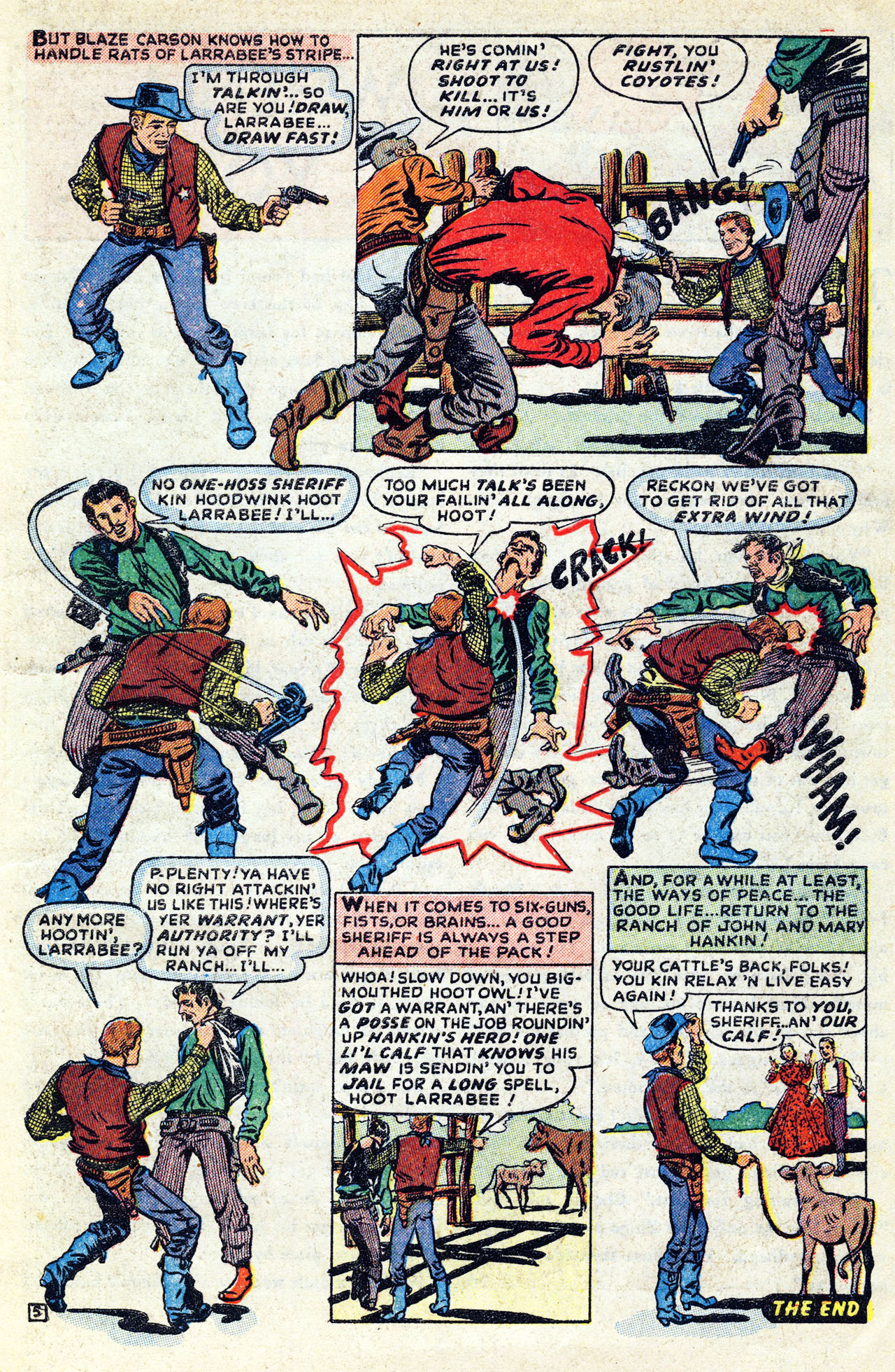 Read online Blaze Carson comic -  Issue #2 - 7