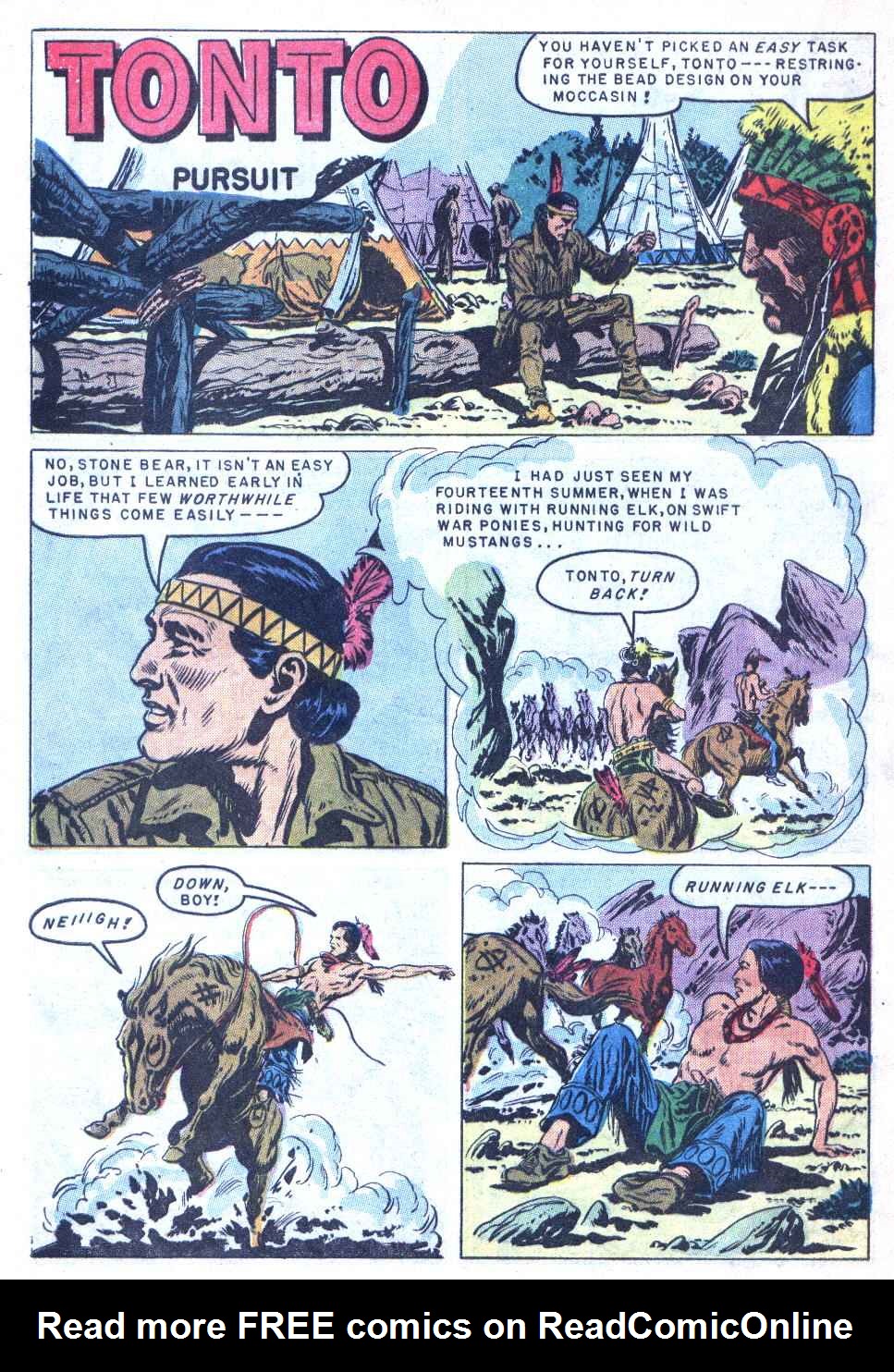 Read online Lone Ranger's Companion Tonto comic -  Issue #25 - 28