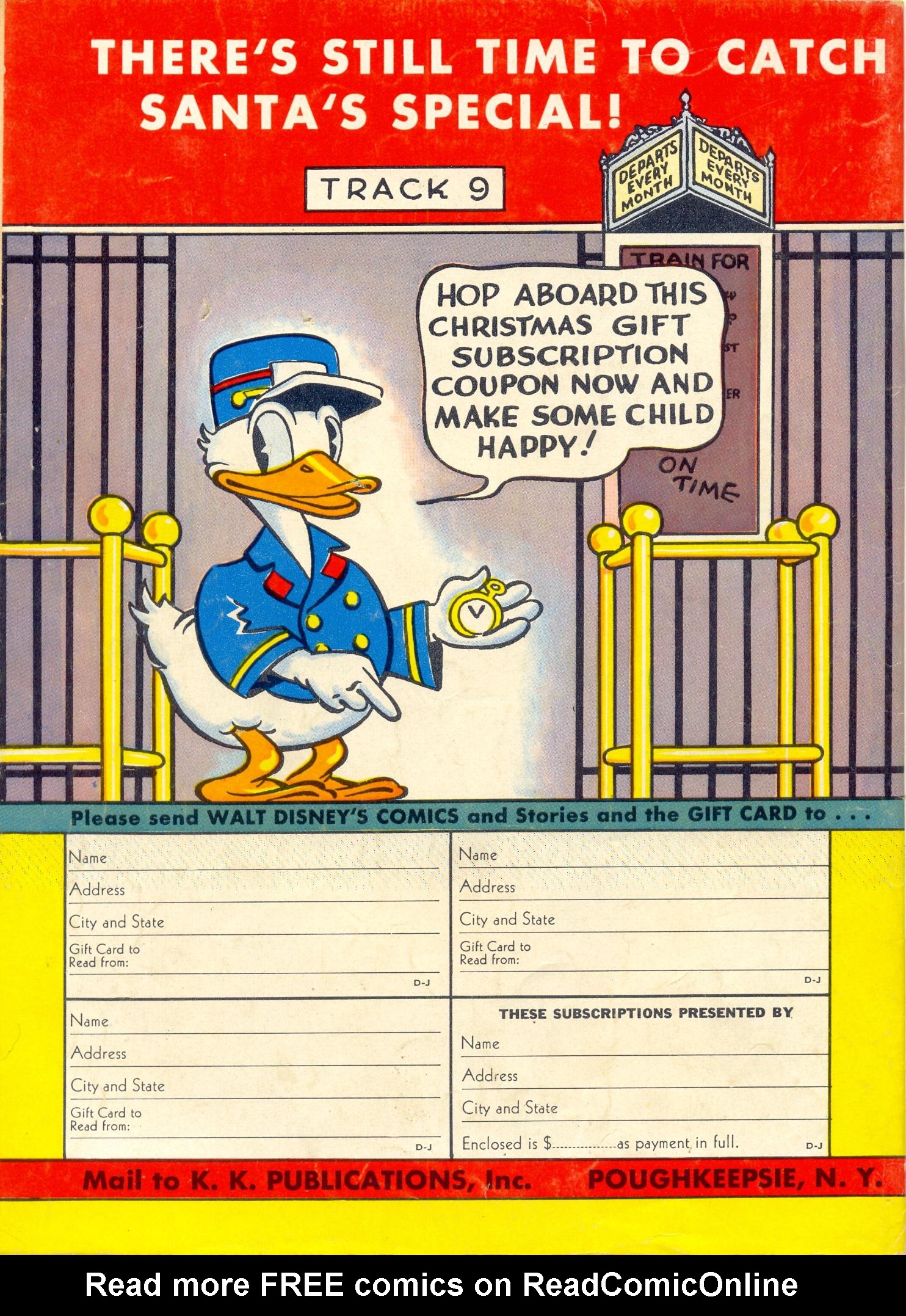 Read online Walt Disney's Comics and Stories comic -  Issue #4 - 68