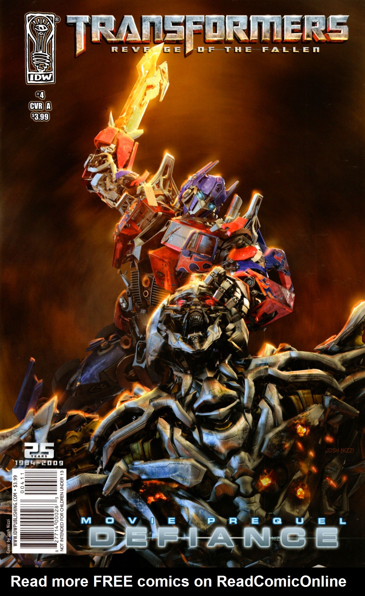 Read online Transformers: Defiance comic -  Issue #4 - 1