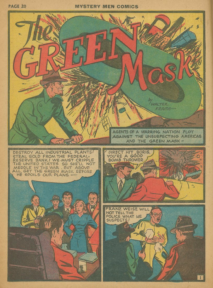 Read online Mystery Men Comics comic -  Issue #12 - 22