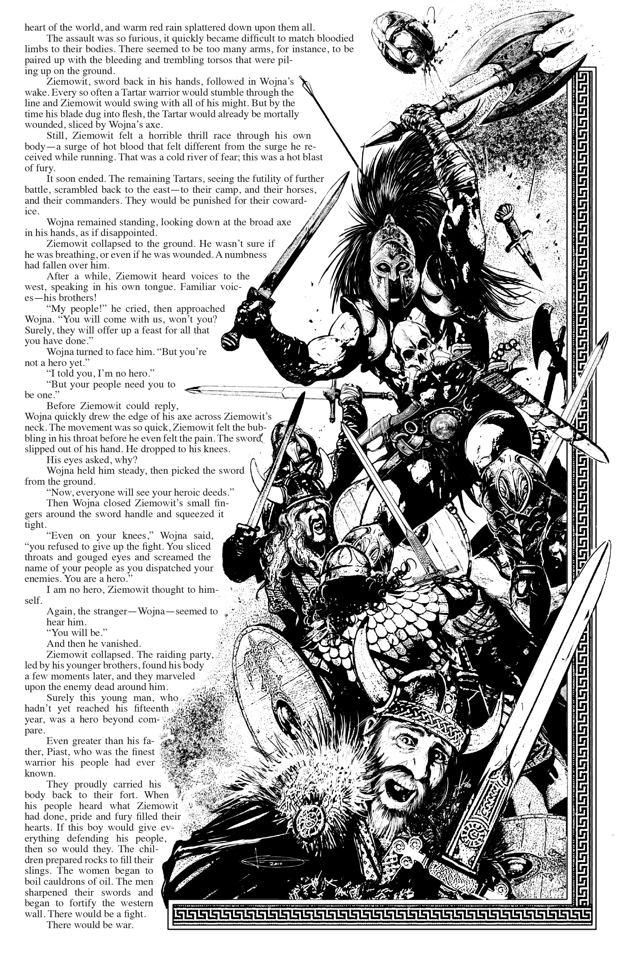 Read online The Savage Axe of Ares (B&W) comic -  Issue # Full - 47