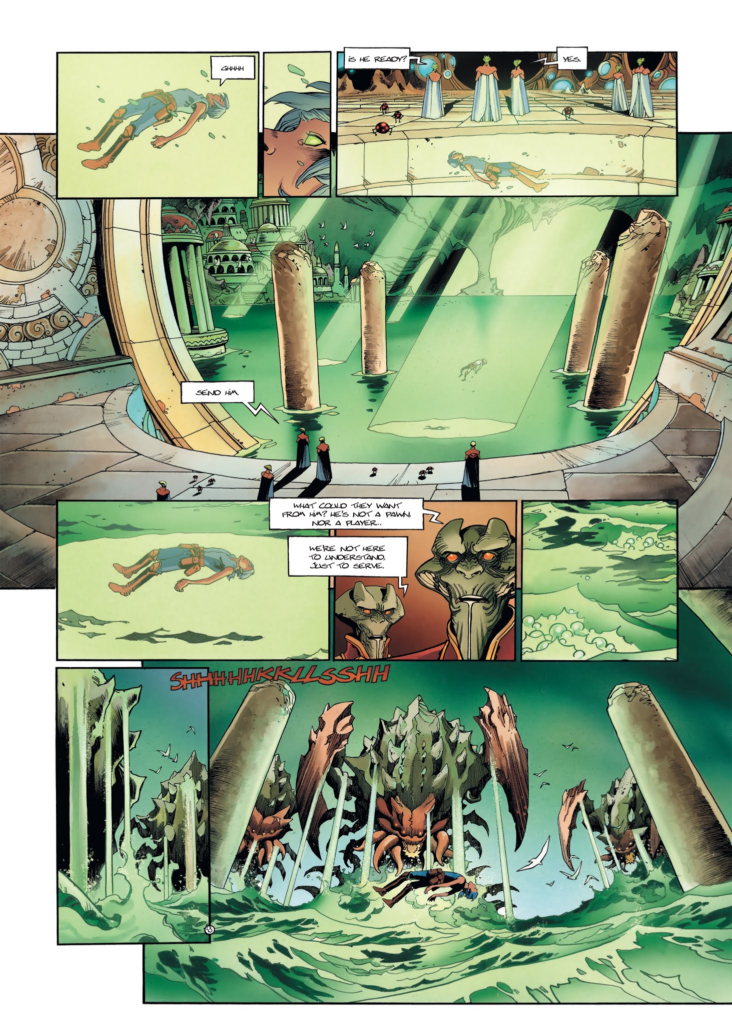 Read online Ythaq comic -  Issue #6 - 45