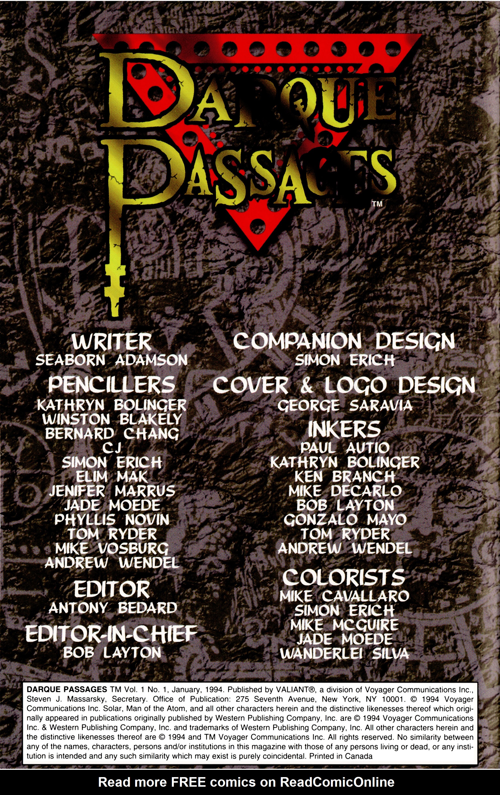 Read online Darque Passages comic -  Issue # Full - 2