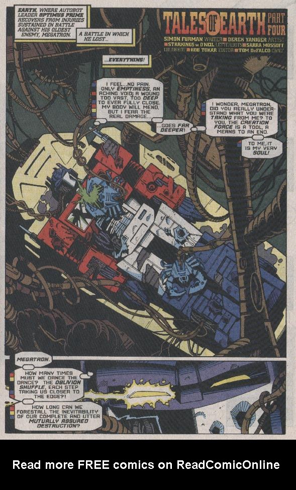 Read online Transformers: Generation 2 comic -  Issue #7 - 19